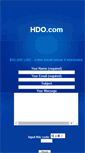 Mobile Screenshot of hdo.com