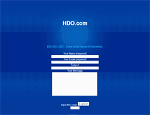 Tablet Screenshot of hdo.com