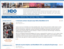 Tablet Screenshot of hdo.hr
