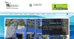 Desktop Screenshot of hdo.med.br