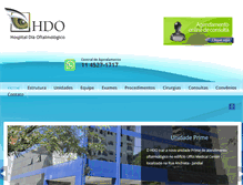 Tablet Screenshot of hdo.med.br